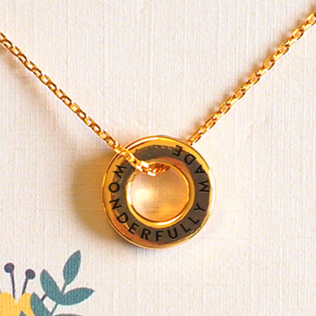 Grace & truth Wonderfully Made Keepsake Necklace