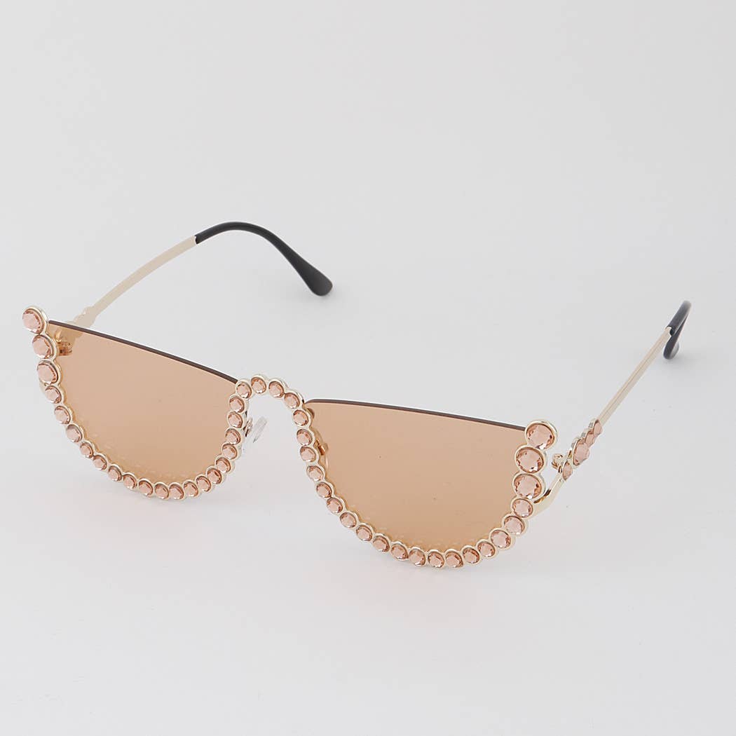 Bottom Jeweled Sunglasses