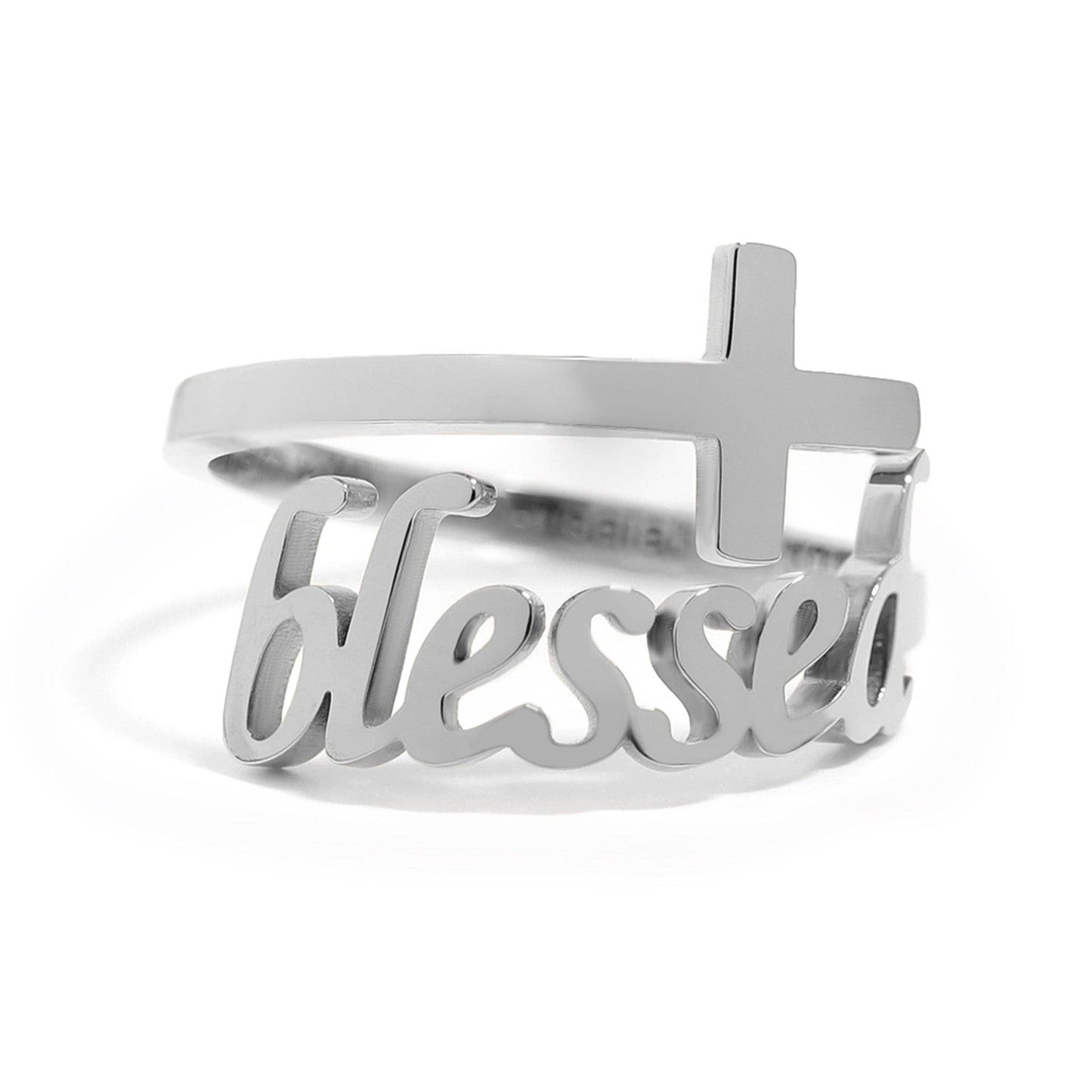 Adjustable “Blessed” Ring, Isaiah 41:10