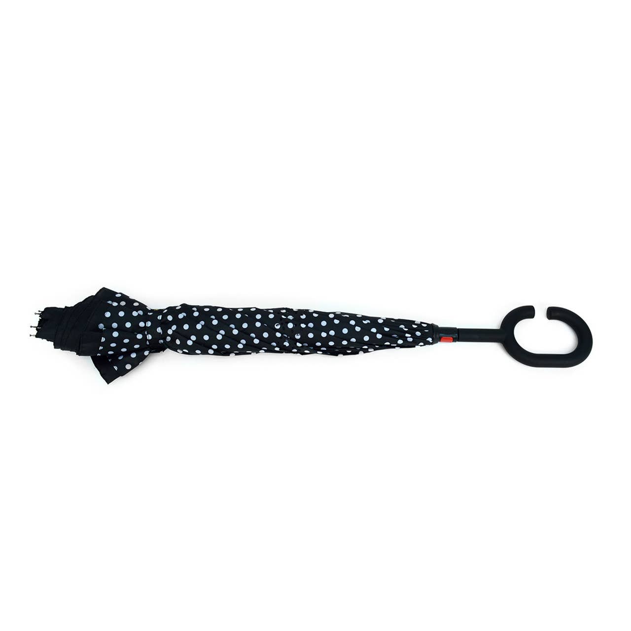 Polka Dot Double Layer Inverted Umbrella