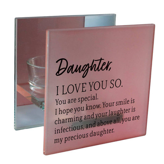 Tealight Square Daughter, I Love You So