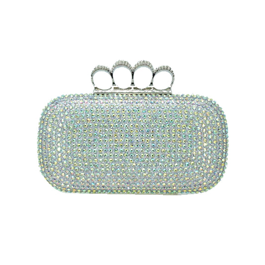 Bling Ring Evening Clutch / Crossbody Bag
