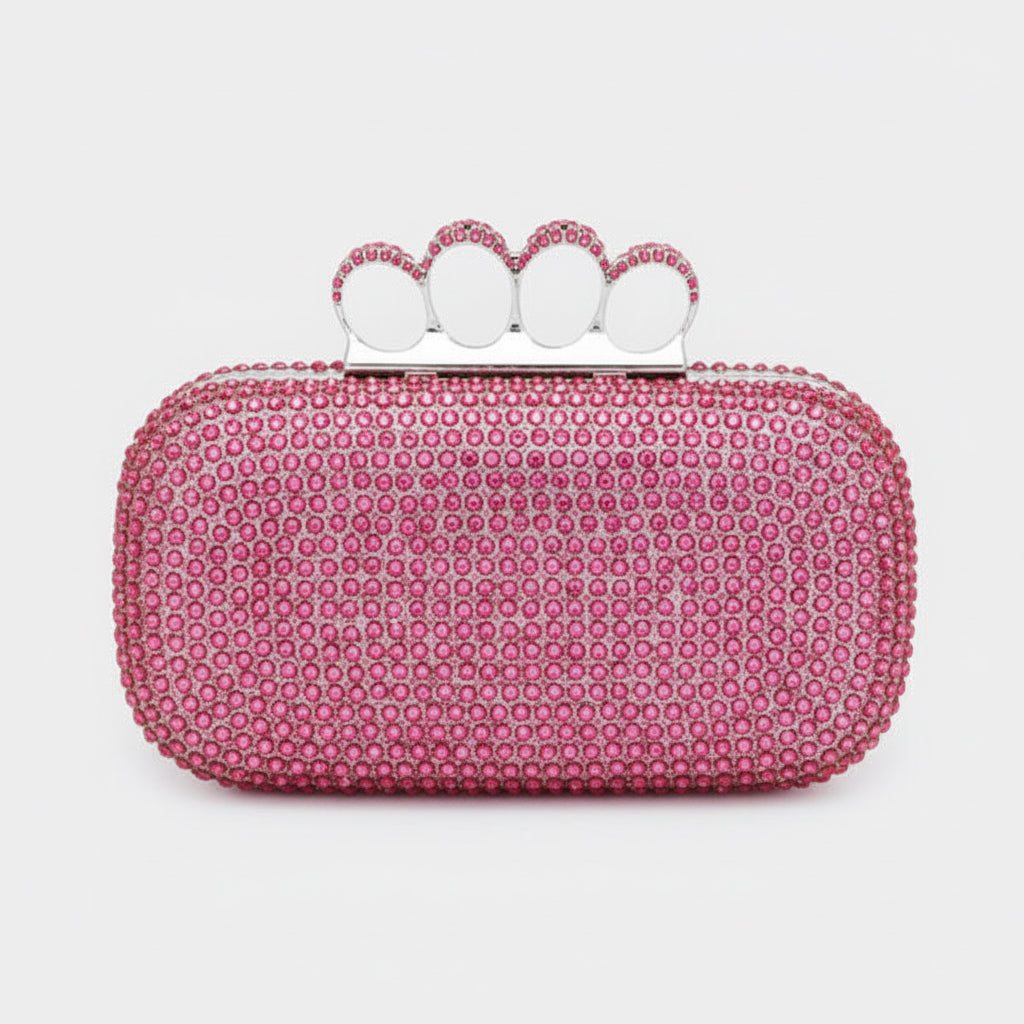 Bling Ring Evening Clutch / Crossbody Bag