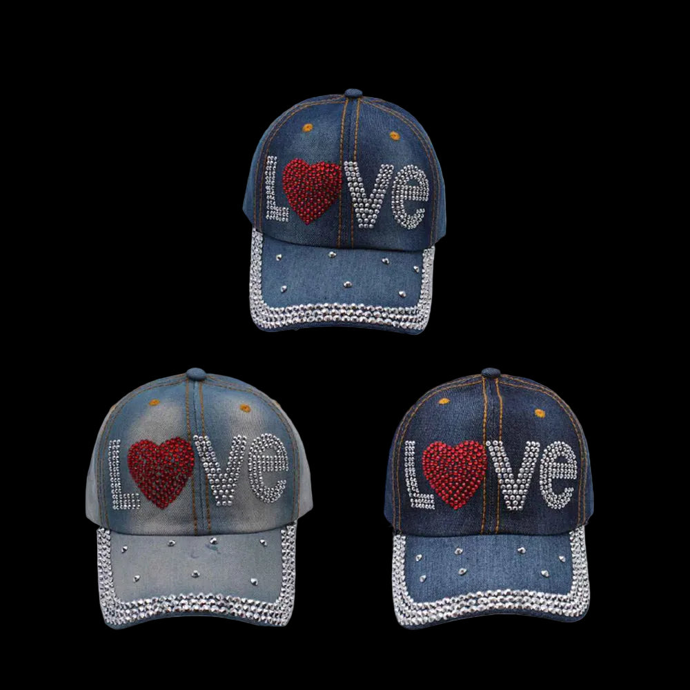 Rhinestone Fashion Baseball Cap