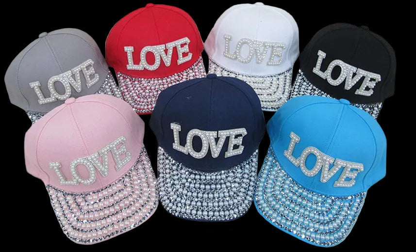 Rhinestone Fashion Baseball Cap