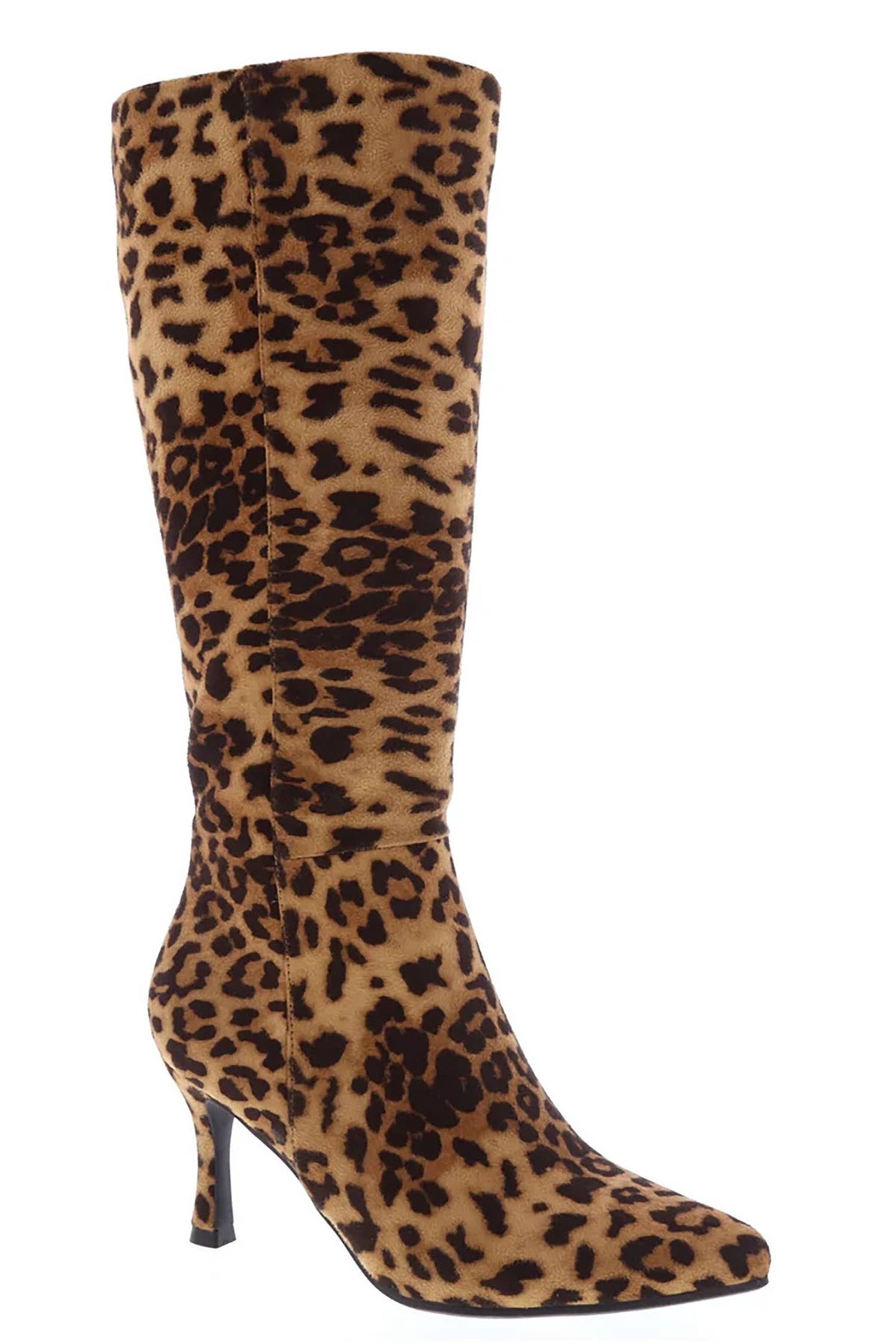 kitten pointed high heel boots