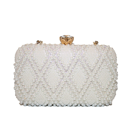 Luminous Pearl Clutch