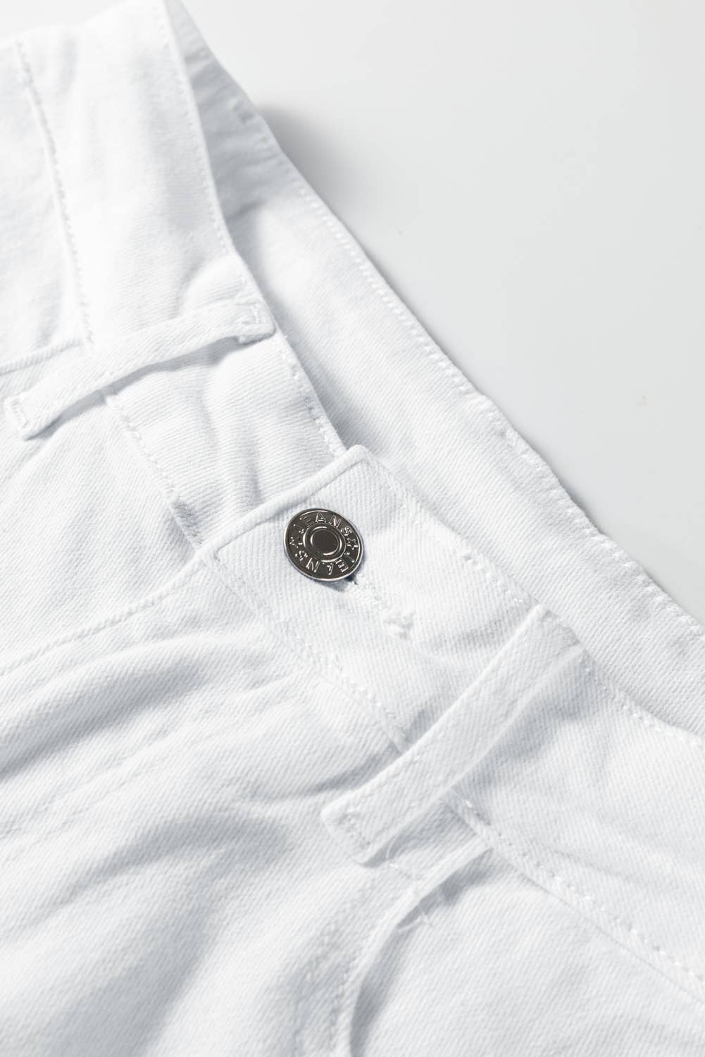 Charming Bow Detail Straight Leg Jeans