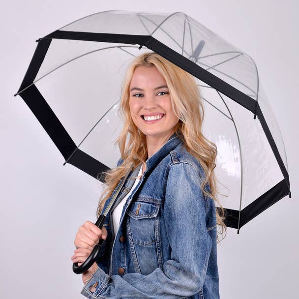 See-Thru-Bubble Wind-Resistant Premium Clear Umbrella-UC18