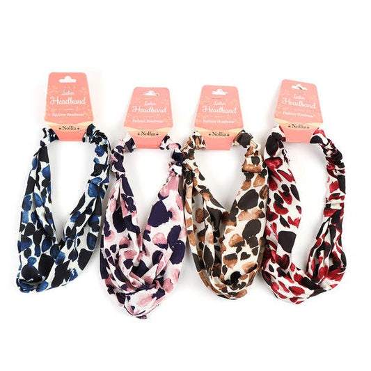 Criss Cross Leopard Headbands