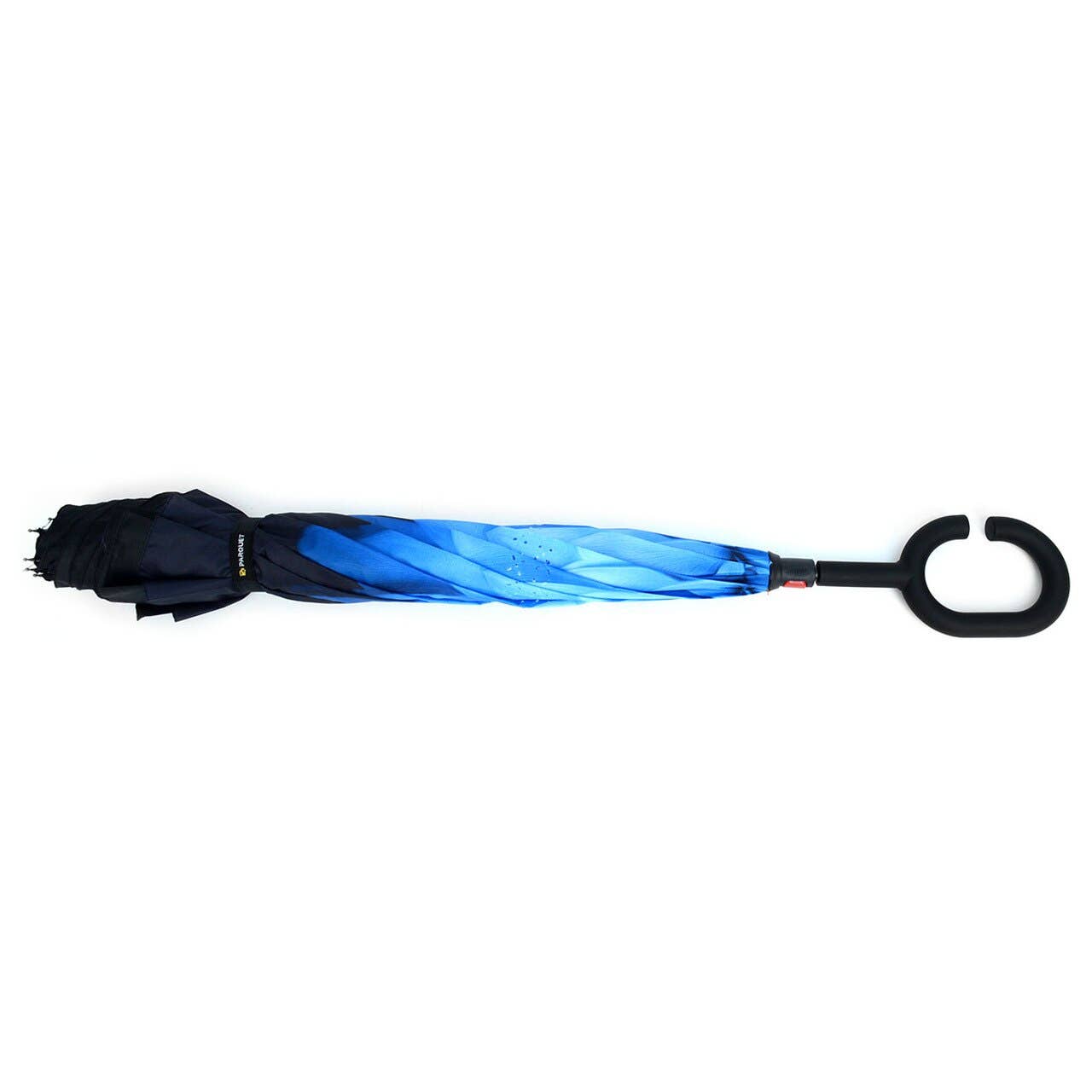 Blue Flower Double Layer Inverted Umbrella