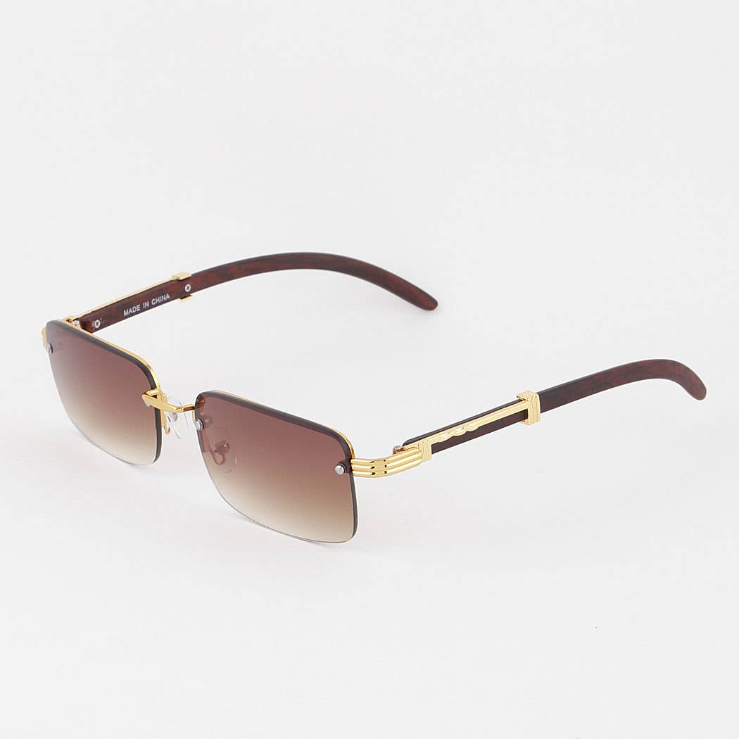 Rimless Pillar Sunglasses