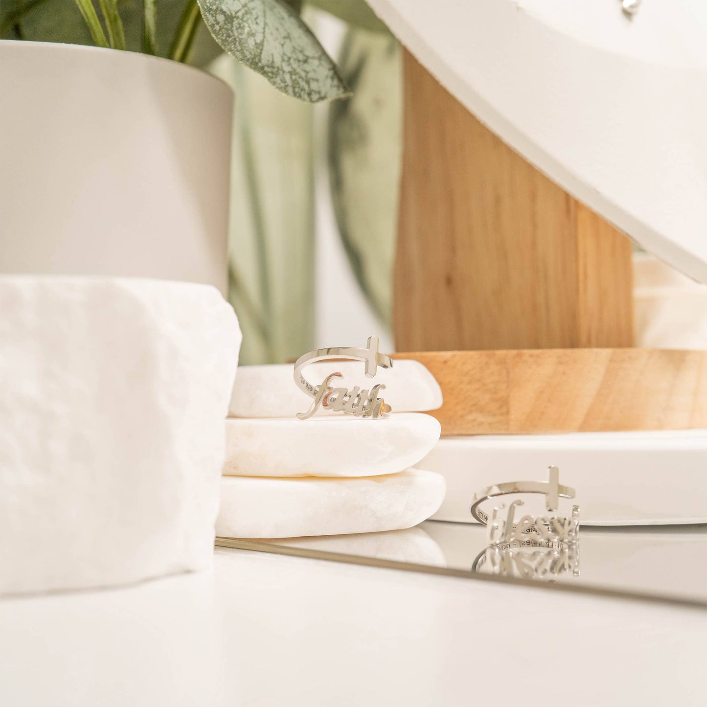 Adjustable “Blessed” Ring, Isaiah 41:10