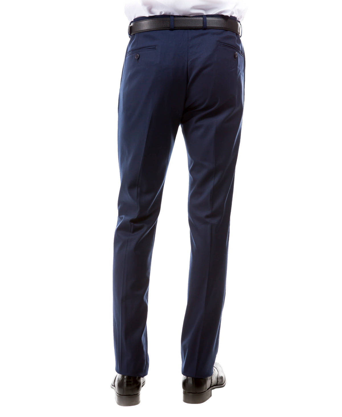 ZeGarie Tailored Fit Suit Separates Mens Trousers, Navy