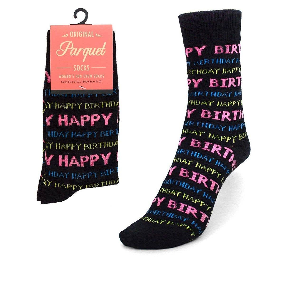 Women's Happy Birthday Novelty Socks