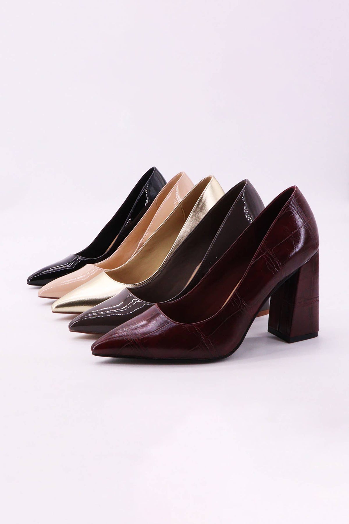 Block Heel Pumps