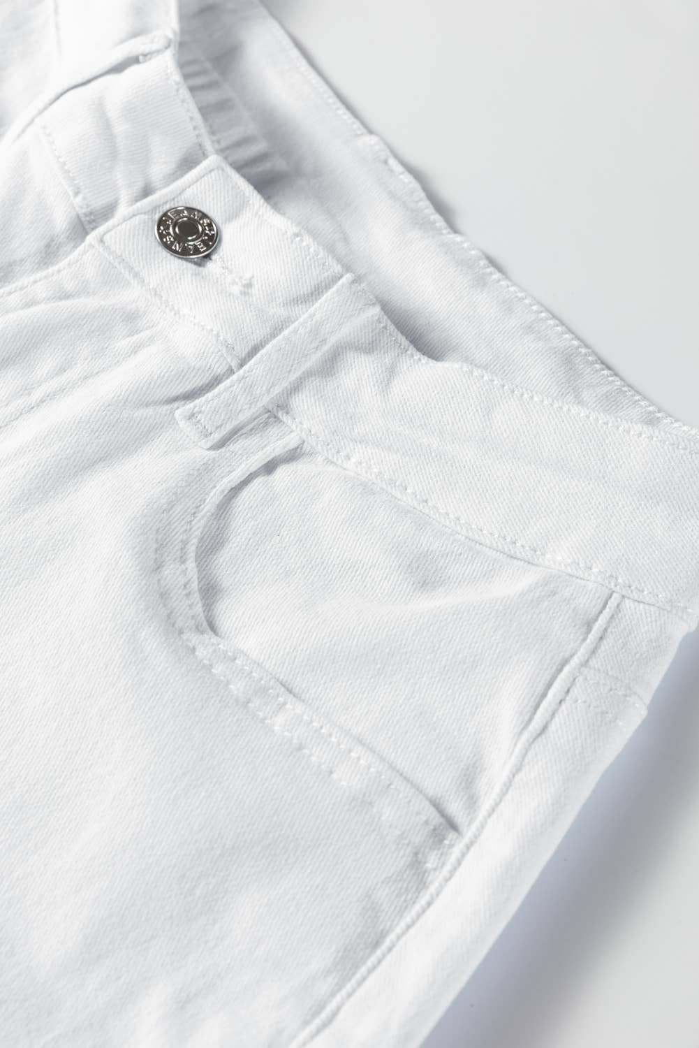 Charming Bow Detail Straight Leg Jeans