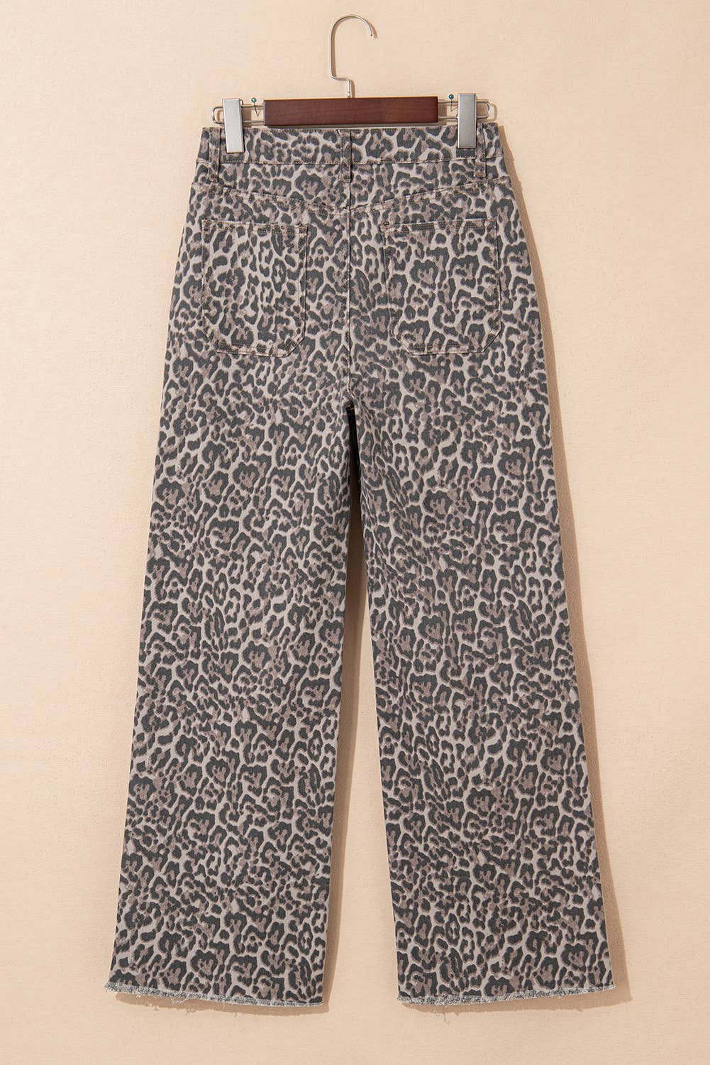 Lovely Leopard Wide Leg Jeans