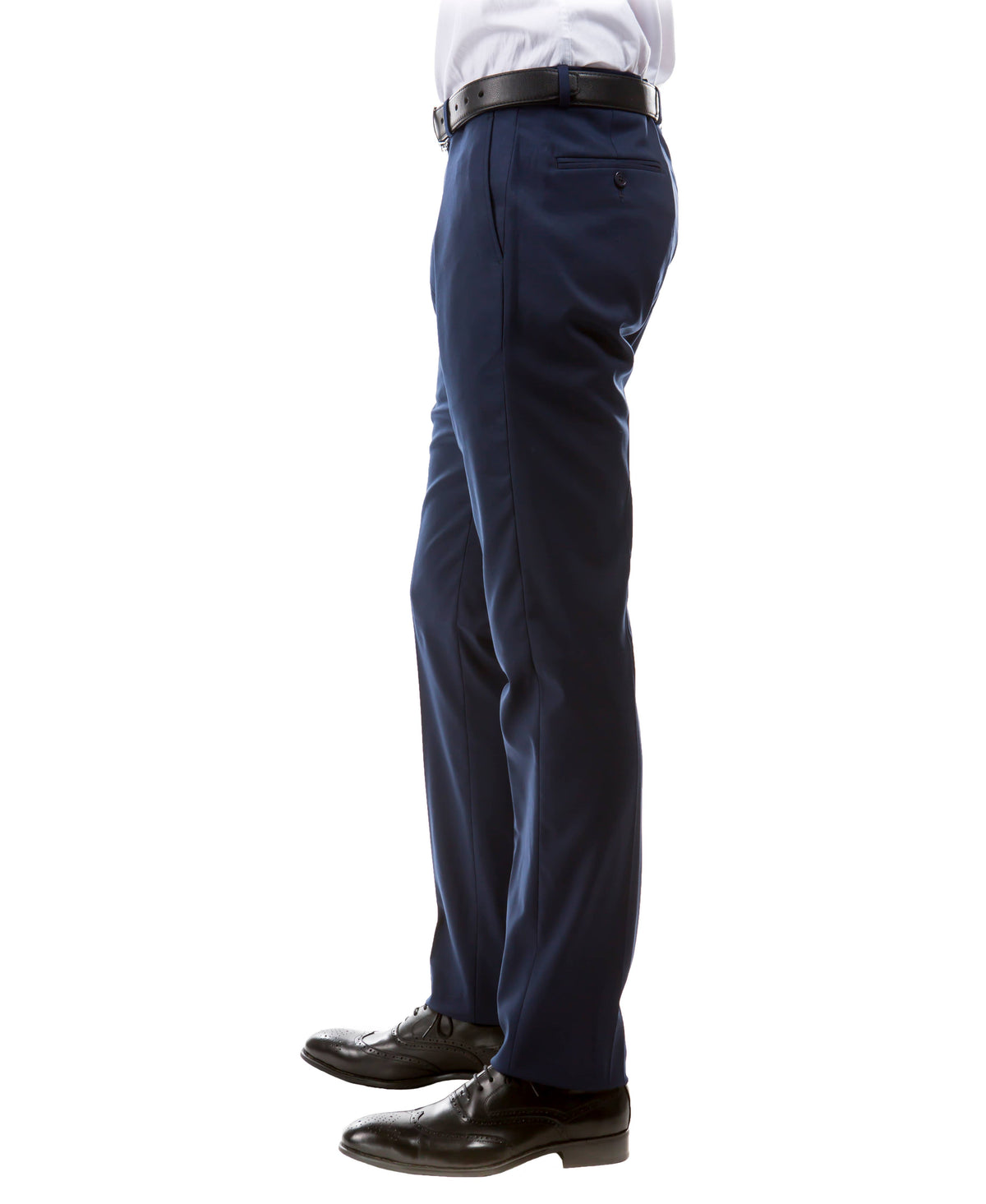 ZeGarie Tailored Fit Suit Separates Mens Trousers, Navy