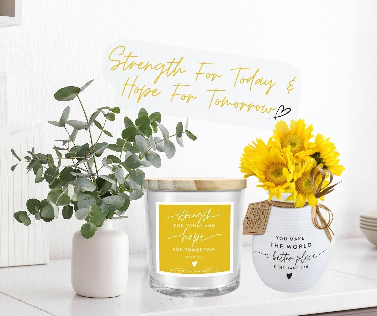 LCP Soy Candle Strength For Today 13 Oz