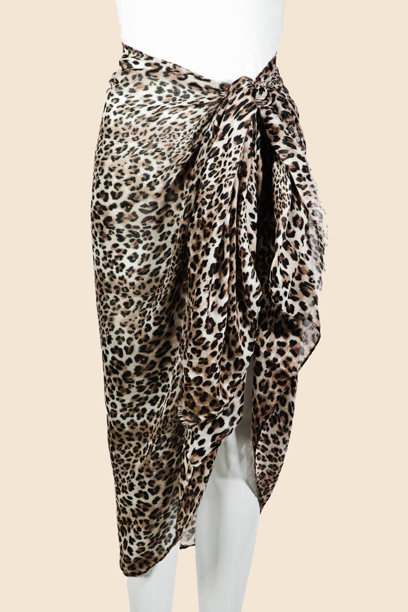 Jaguar Print Sarong