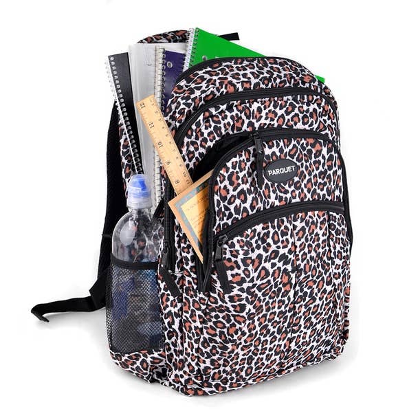 Cheetah Print Novelty Backpack