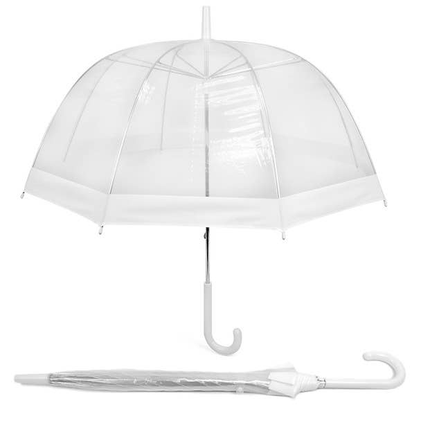 See-Thru-Bubble Wind-Resistant Premium Clear Umbrella-UC18