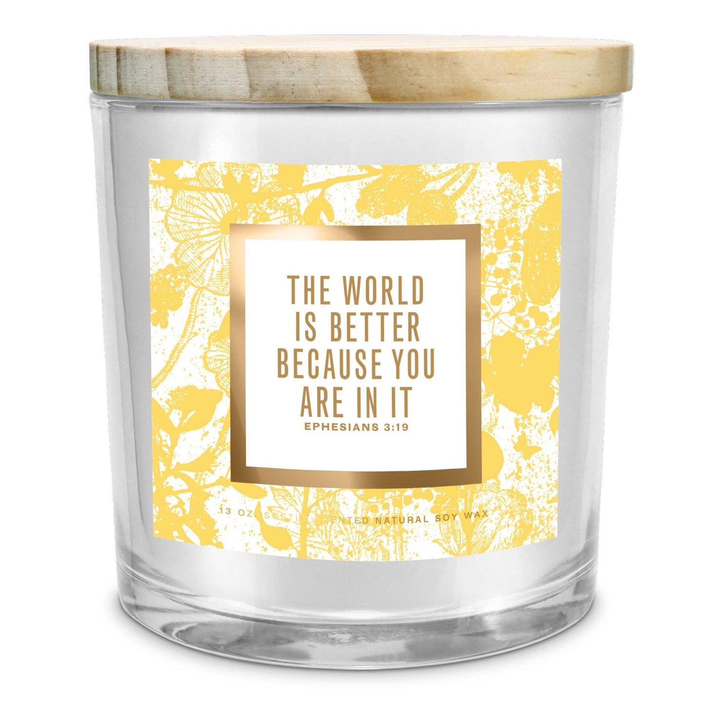 LCP Soy Candle World Is Better Place 13Oz