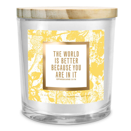 LCP Soy Candle World Is Better Place 13Oz