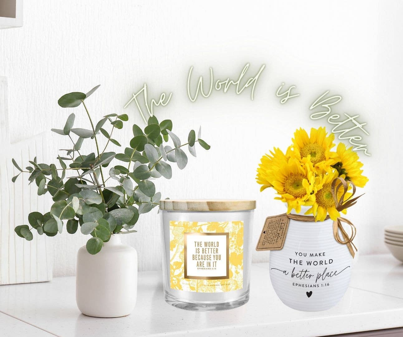 LCP Soy Candle World Is Better Place 13Oz