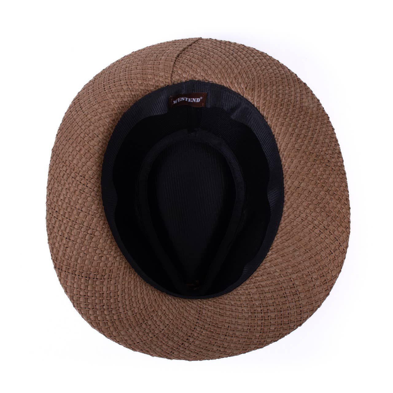 Wide Brim Black Banded Trilby Fashion Fedora Hat -FSS17132