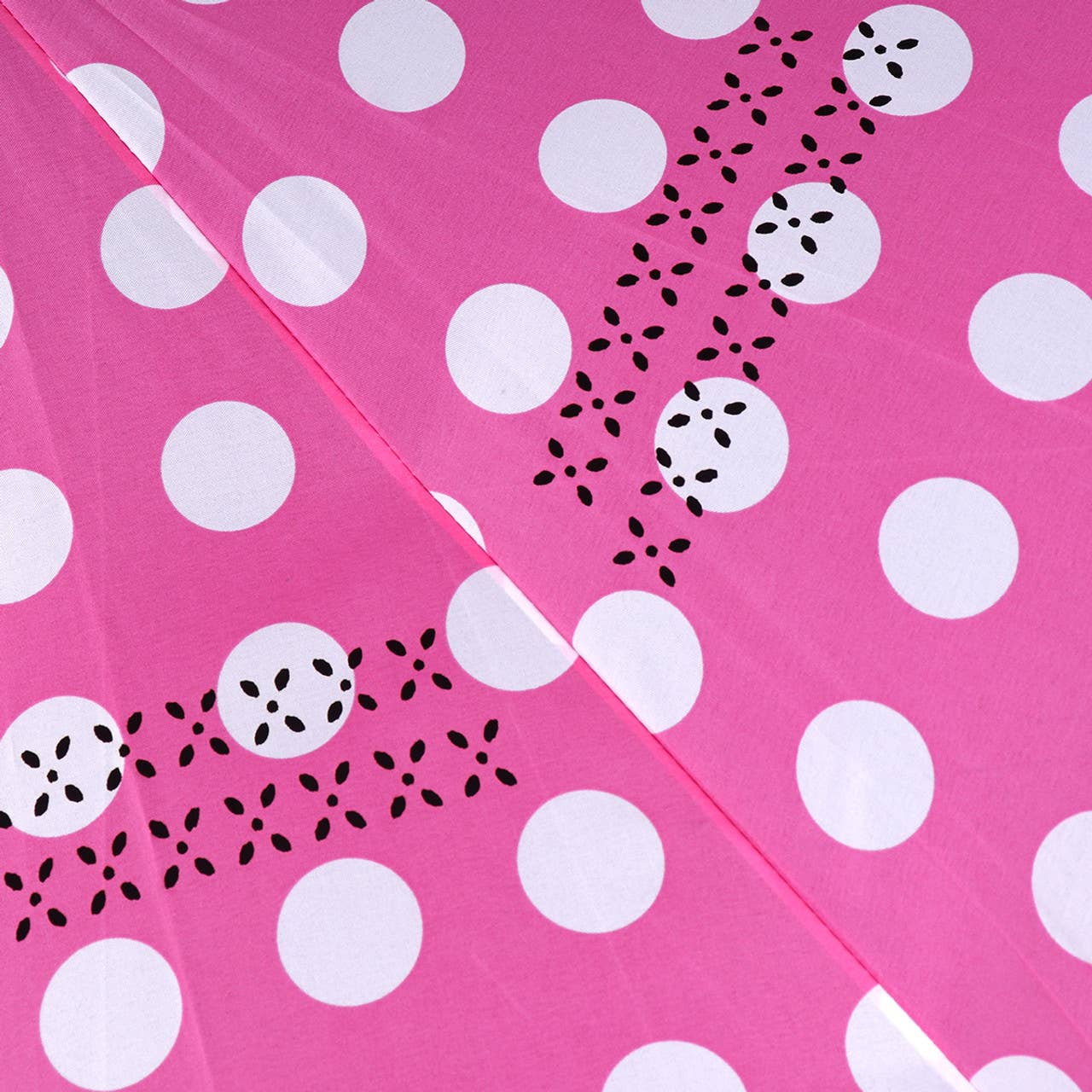 Pink Big Polka Dot Double Layer Inverted Umbrella - UM18063