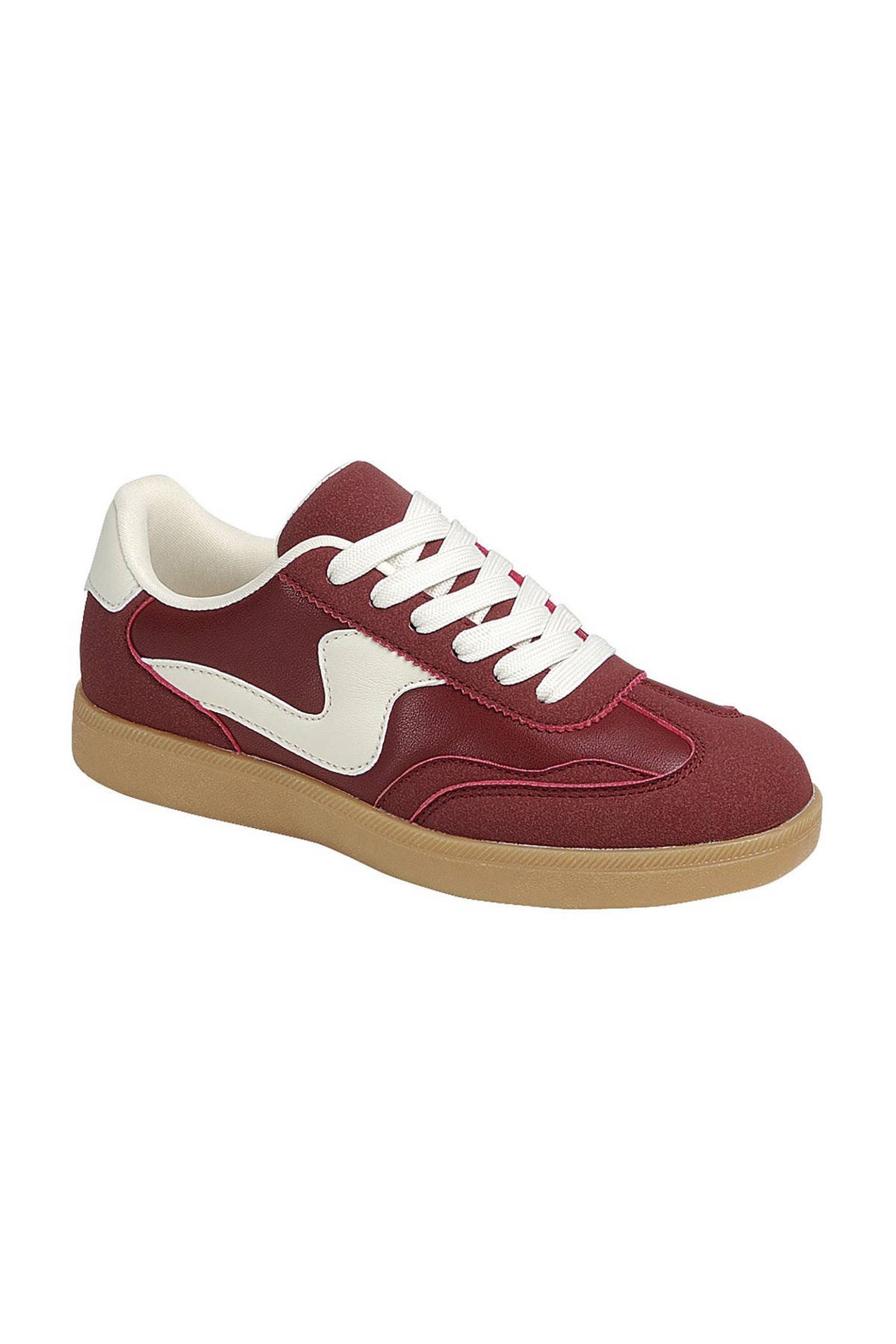 Leopard/Gold Lace Up Womens Sneaker