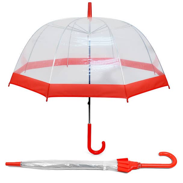 See-Thru-Bubble Wind-Resistant Premium Clear Umbrella-UC18