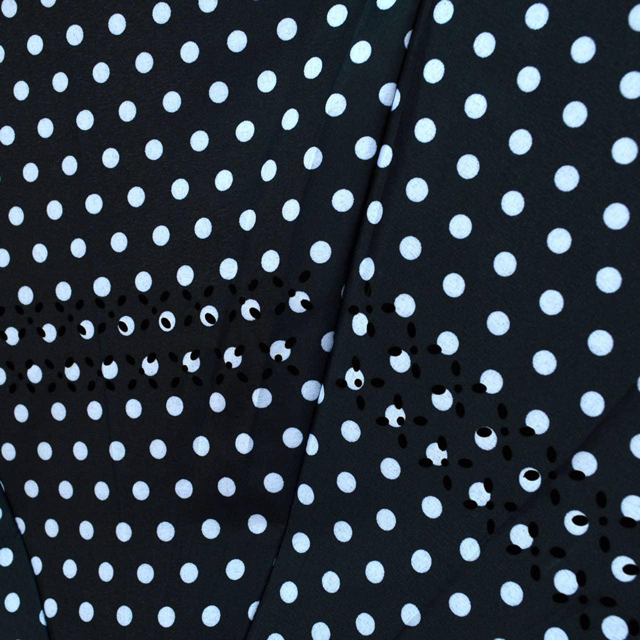 Polka Dot Double Layer Inverted Umbrella