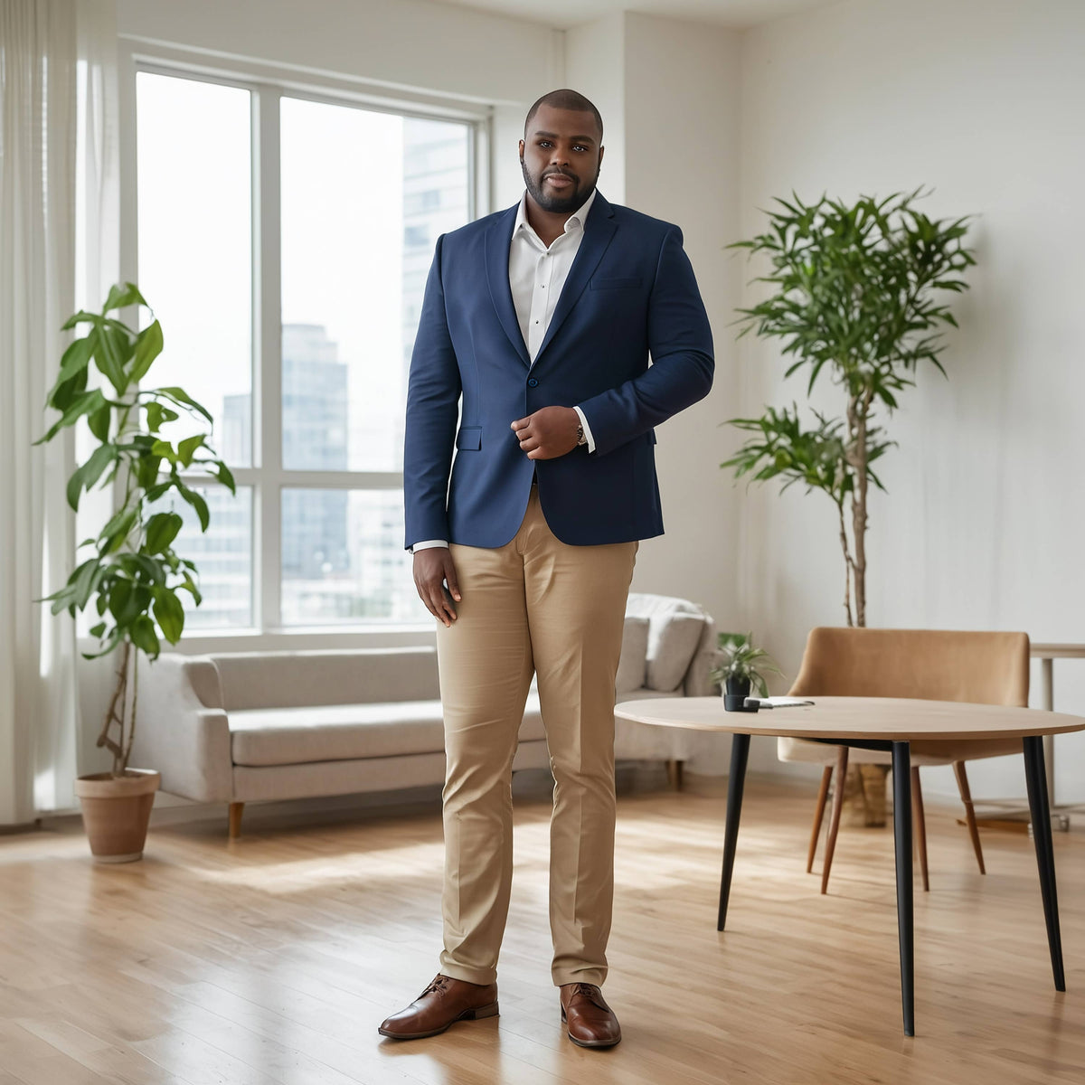 (NOW IN XL)
ZeGarie Tailored Fit Suit Separates Jacket, Navy