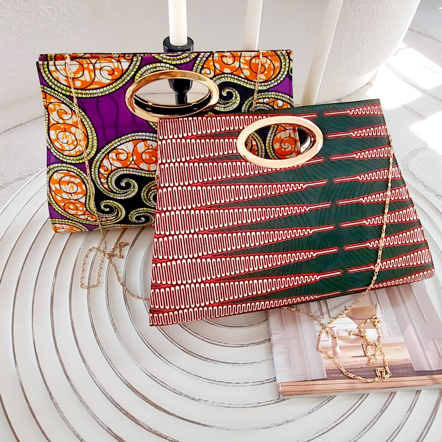 Multi-toned Pocketbook / Clutch Purse