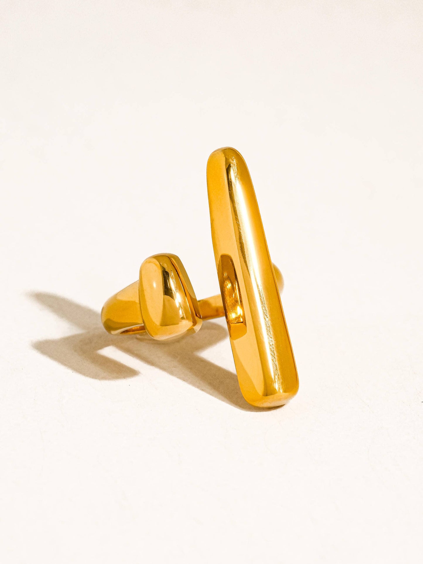 18K Gold Non-Tarnish Statement Rings