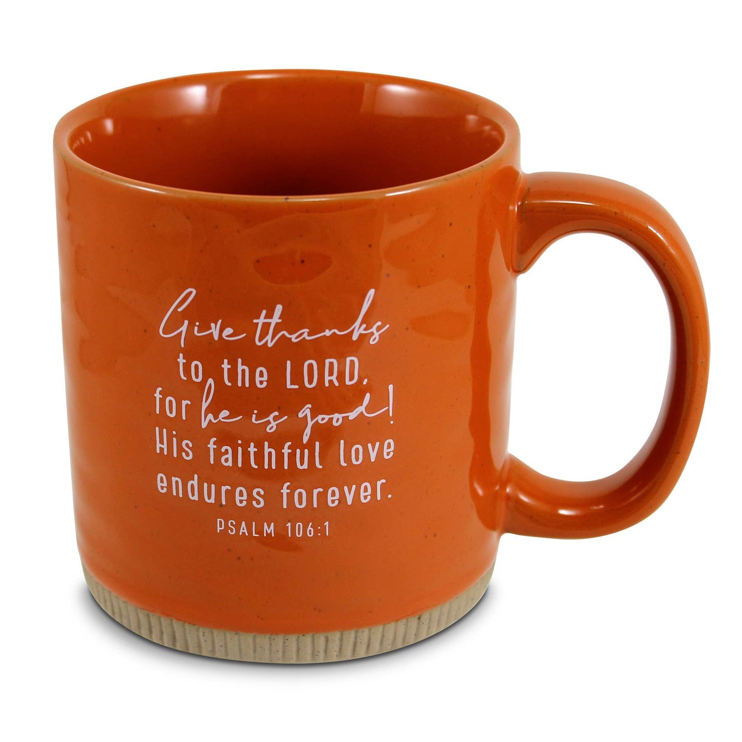 LCP Mug Powerful Words Grateful Rust 16 Oz.